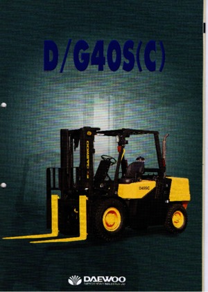 Ön forkliftler dizel Doosan D 40 S(C) 2