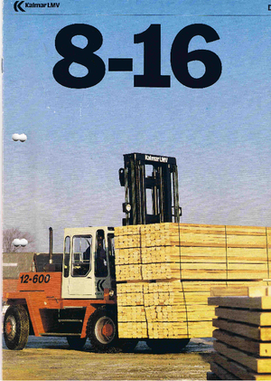 Ön forkliftler dizel Kalmar DC 16-1200