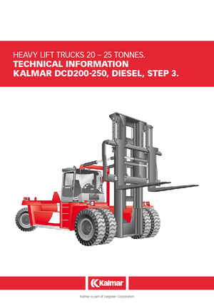 Diesel Forklifts Kalmar DCD250-12