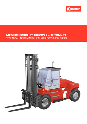 Diesel Forklifts Kalmar DCE 90-6