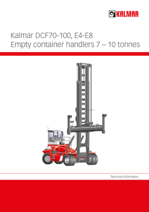 Diesel Forklifts Kalmar DCF 80-45 E8