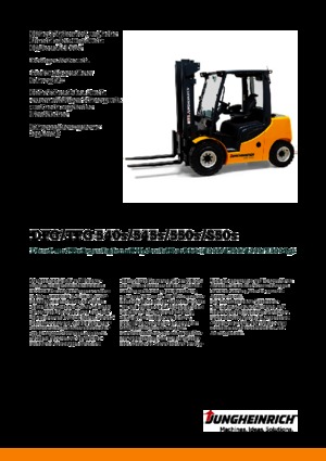 Ön forkliftler dizel Jungheinrich DFG 550s