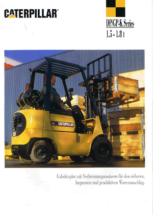 Ön forkliftler dizel Caterpillar DP 18 K