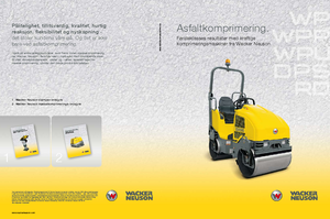 Single Direction Vibratory Plate Compactors Wacker DPS 1850 H Asphalt