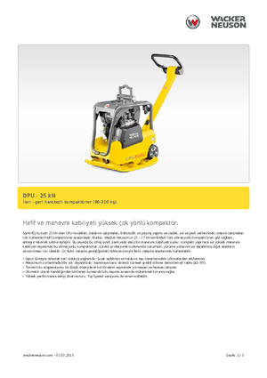 Reversible Vibratory Plate Compactors Wacker DPU 2540 H