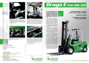 Ön forkliftler dizel Cesab Drago 350 E