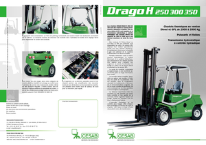 Ön forkliftler dizel Cesab Drago 350 H