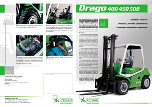 Ön forkliftler dizel Cesab Drago 400