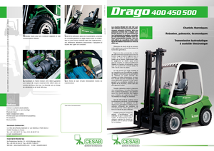 Ön forkliftler dizel Cesab Drago 400