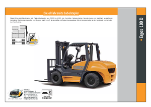 Ön forkliftler dizel OMG Ergos 100 D