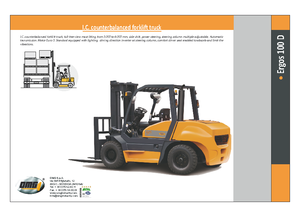 Ön forkliftler dizel OMG Ergos 100 D