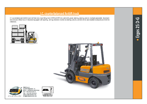 Ön forkliftler dizel OMG Ergos 25 D