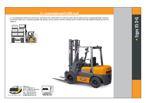 Diesel Forklifts OMG Ergos 35 D