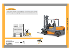 Ön forkliftler dizel OMG Ergos 45 D