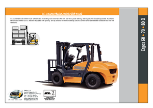 Ön forkliftler dizel OMG Ergos 70 D