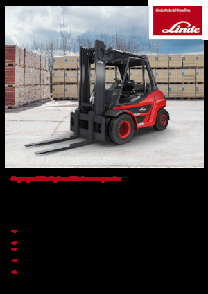 Diesel Explosion Proof Forklifts Linde H80D Standart