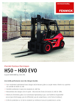 Diesel Explosion Proof Forklifts Linde H80D Standart