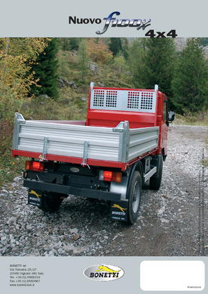 Municipal Tractors Front Hitch Bonetti F 100 X