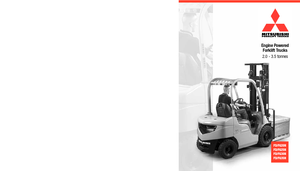 Diesel Forklifts Mitsubishi FD25N