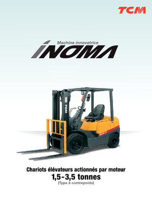 Ön forkliftler dizel TCM FD 20 T 3 Z Inoma