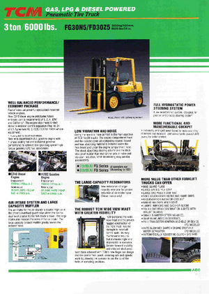 Diesel Forklifts TCM FD 30 Z 5 T