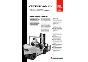 Diesel Forklifts Mitsubishi FD 50 N