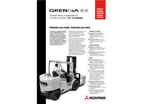 Diesel Forklifts Mitsubishi FD 50 N