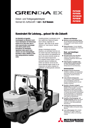 Diesel Forklifts Mitsubishi FD 50 CN