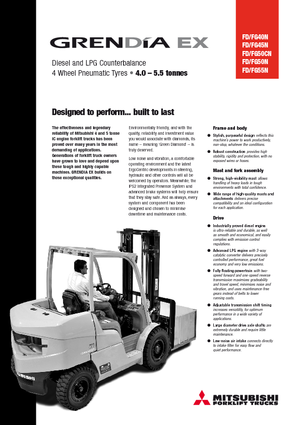 Diesel Forklifts Mitsubishi FD 50 CN