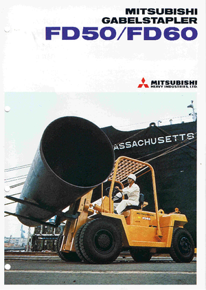 Diesel Forklifts Mitsubishi FD 50 CT