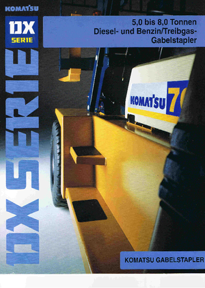 Ön forkliftler dizel Komatsu FD 60 H 6
