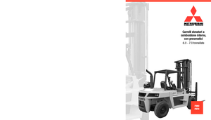 Ön forkliftler dizel Mitsubishi FD 60