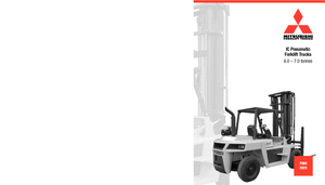Ön forkliftler dizel Mitsubishi FD 60