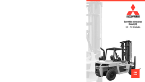Ön forkliftler dizel Mitsubishi FD 60