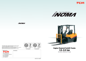 Diesel Forklifts TCM FHD 15 T 3 Inoma