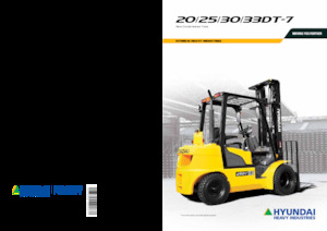 Ön forkliftler dizel Hyundai 30DT-7