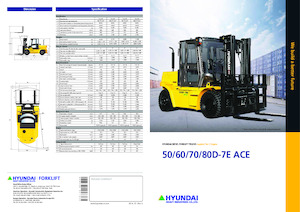 Diesel Forklifts Hyundai 80D-7E ACE