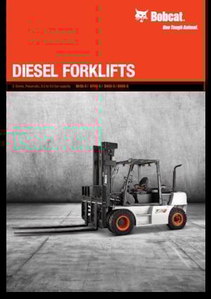 Diesel Forklifts Bobcat D60S-5 