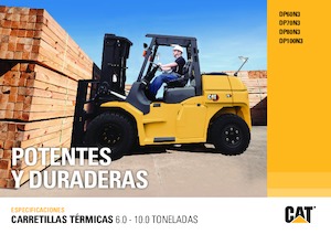 Ön forkliftler dizel Caterpillar DP70N3