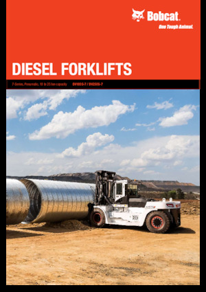 Ön forkliftler dizel Bobcat DV250S-7