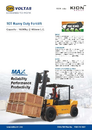 Diesel Forklifts OM DVX 1006
