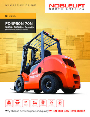 Diesel Forklifts Noblelift FD4P70N