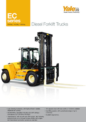 Diesel Forklifts Yale GDP 160EC12