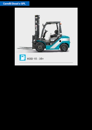 Diesel Forklifts Baoli KBD 30+ EU5