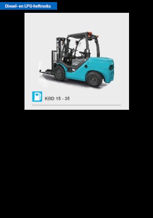 Diesel Forklifts Baoli KBD 15