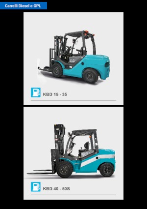 Diesel Forklifts Baoli KBD 40
