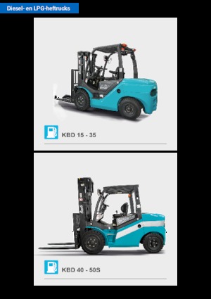 Diesel Forklifts Baoli KBD 40