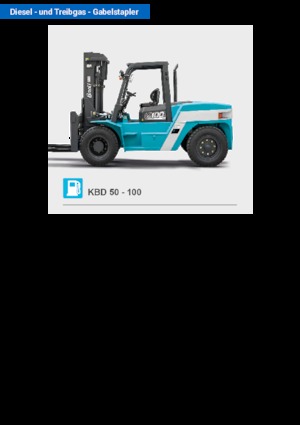 Diesel Forklifts Baoli KBD 70