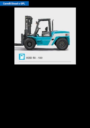 Diesel Forklifts Baoli KBD 70