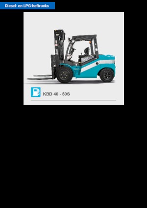 Diesel Forklifts Baoli KBD 50S